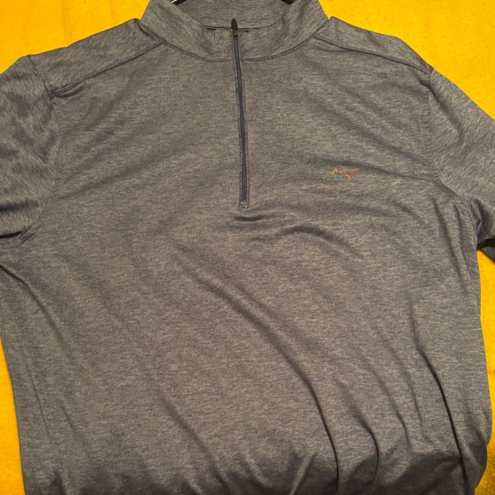 Greg Norman Collection Heather Blue Pullover